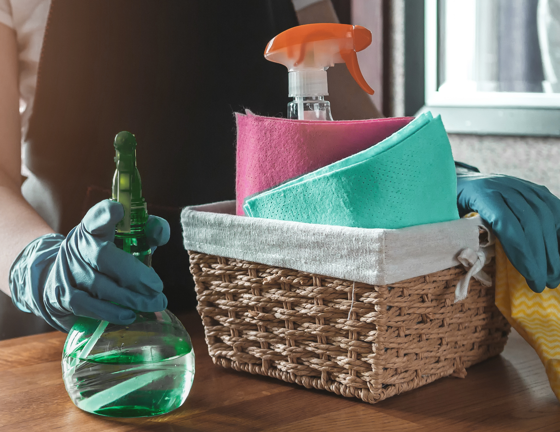 Looking for ideas on how to DIY make a home cleaning caddy that o